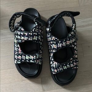 Stylish Kids Sandals - Black Multicolor